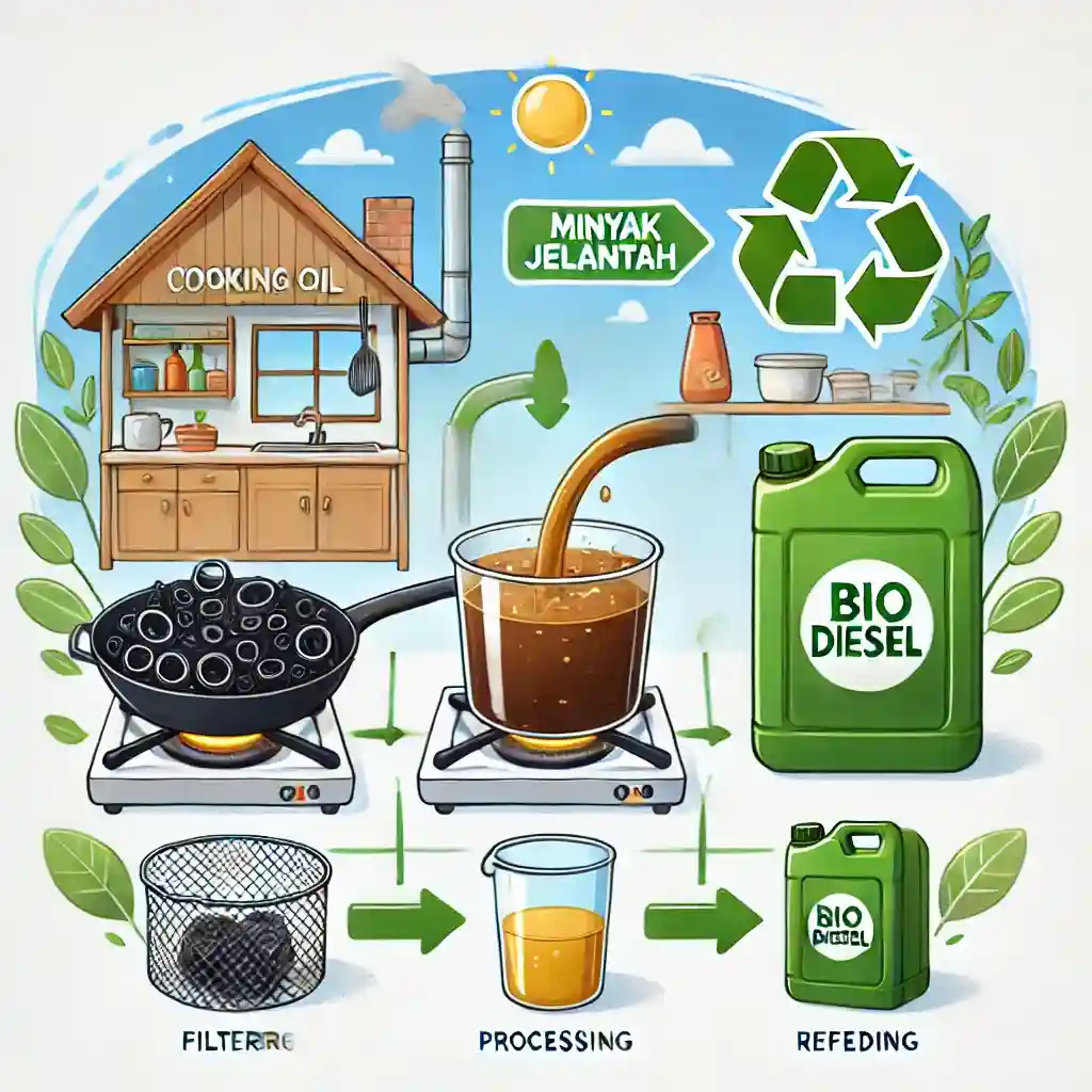 Pengolahan Minyak Jelantah: Dari Limbah Dapur Hingga Biodiesel